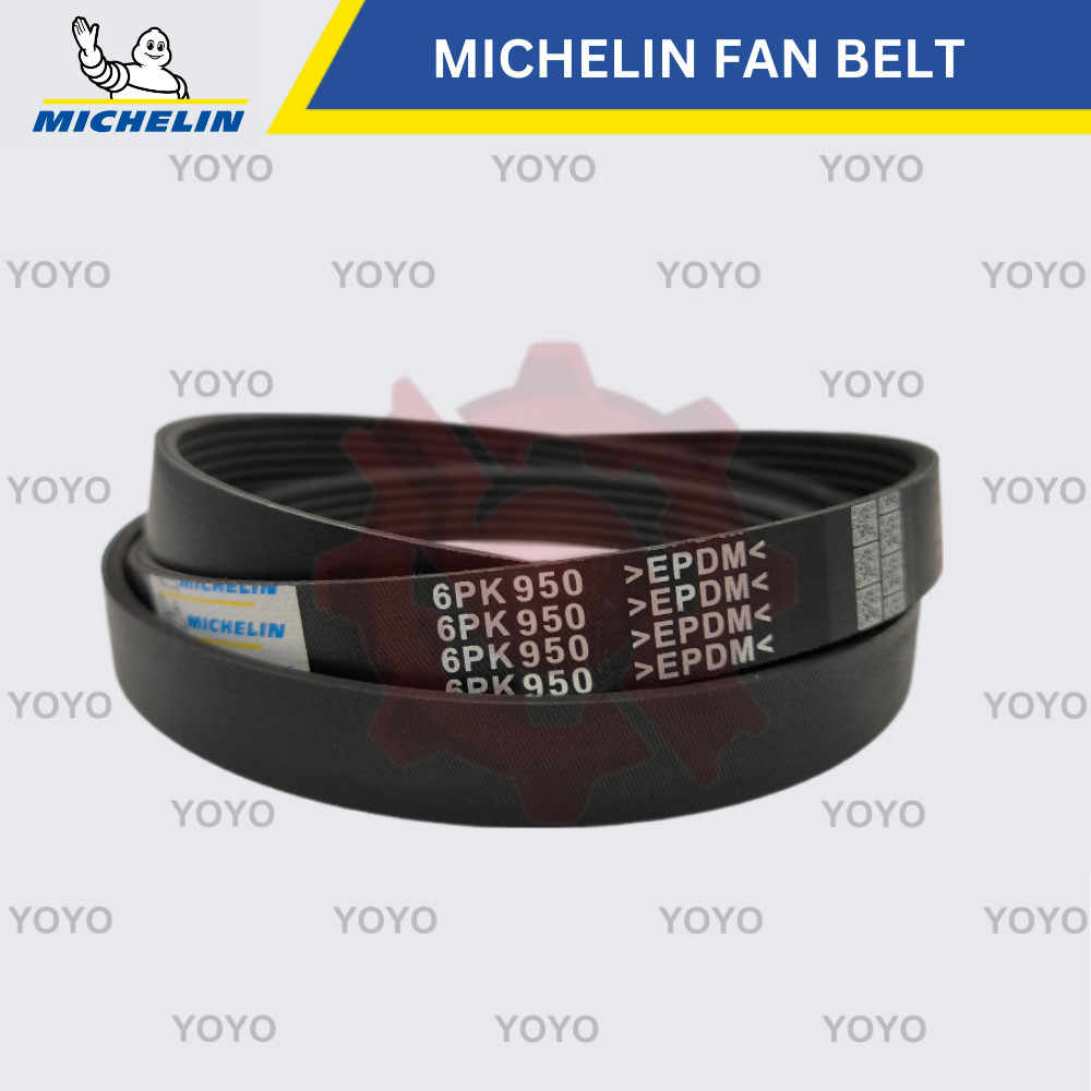 Mazda 2 DJ 1.5, Mazda 3 BM/BN 1.5, MX5 ND 2.0 & Honda Accord CG8 1.8 MICHELIN สายพานพัดลม (6PK950)