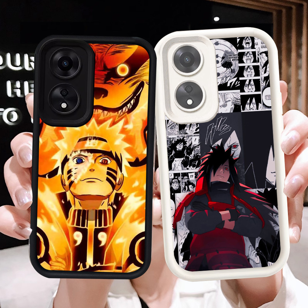 Z-29 NarutoปลอกสีขาวสีดําสําหรับOPPO Reno 11 11F 8T Pro 13F 5Gกรณี