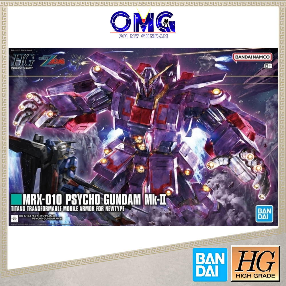 Bandai HGUC 1/144 Psycho Gundam MK-II 68362 HG Psycho MK II MKII MK 2 Universal Century OMG Psycho
