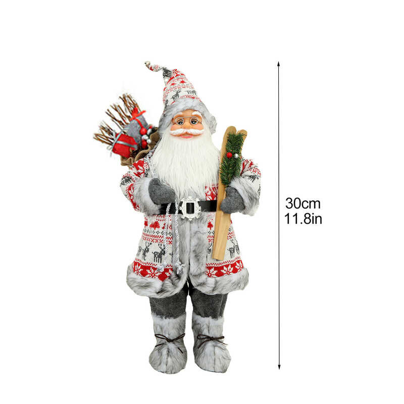 สำหรับบ้านซานต้า60/45/30ซม. [Comebuy88] แบบห้อยตุ๊กตาคลอสโพล