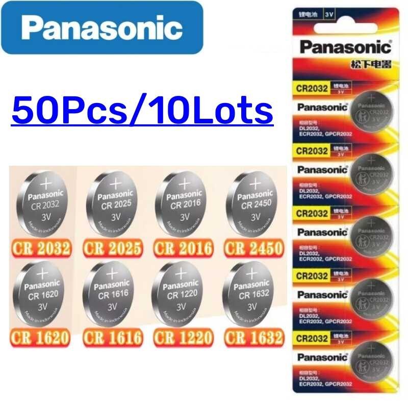 Δ 50Pcs Original Cr2025 Cr2016 Cr1632 Cr1616 Cr1620 Cr2450 Cr2430 Lithium Battery Cr2032 Batter