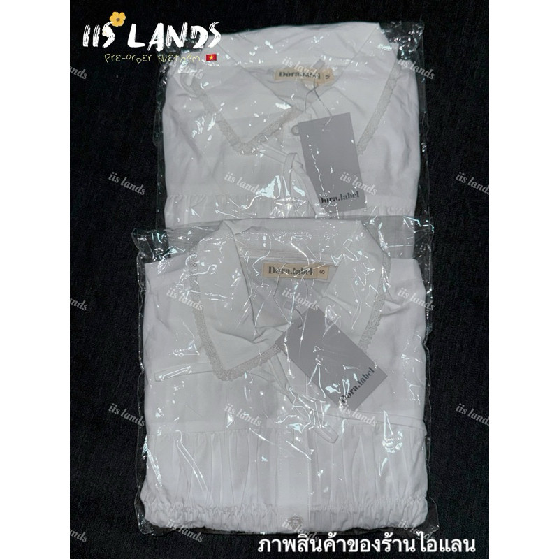 พรี/พร้อมส่ง Dora @Dora.label เสื้อคอบัวแขนสั้นแต่งลูกไม้ น่ารัก ใส่ได้หลายโอกาส แมตช์ง่าย พรี 14-2