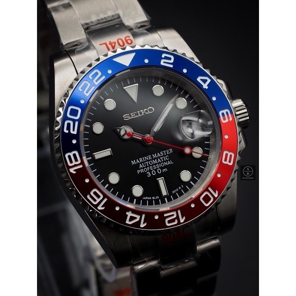 Seiko Mod Pepsi Marine Master by Second Design