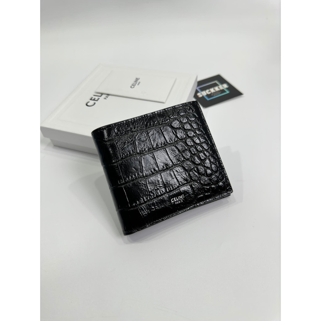 ♞,♘กระเป๋าสตางค์ผู้ชาย แบบหนัง แบรนด์ Celine MEN'S CASH WALLET(กระเป๋าสตางค์ Celine)(แนะนำสอบถามจำน