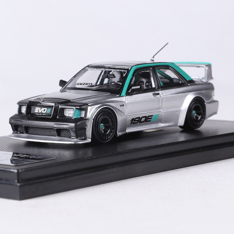 RM MODEL 1:64 190E W201 รถโมเดลโลหะผสม