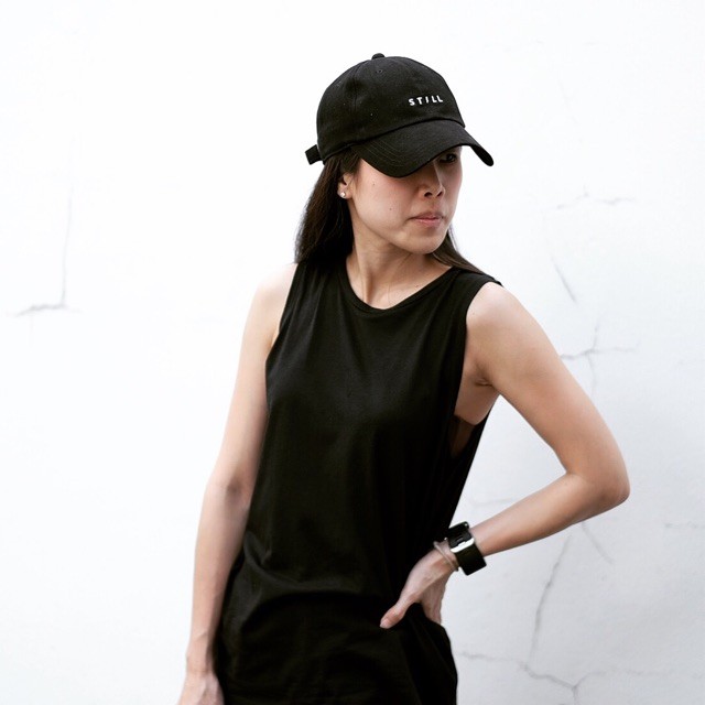♞หมวก BASIC CAP สีดำ black pepper ( still.studio ) vbg