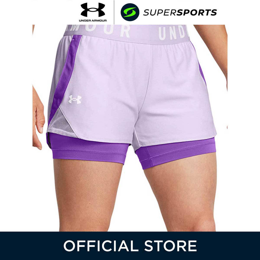 UNDER ARMOUR Play Up 2-in-1 กางเกงออกกำลังกายขาสั้นผู้หญิง