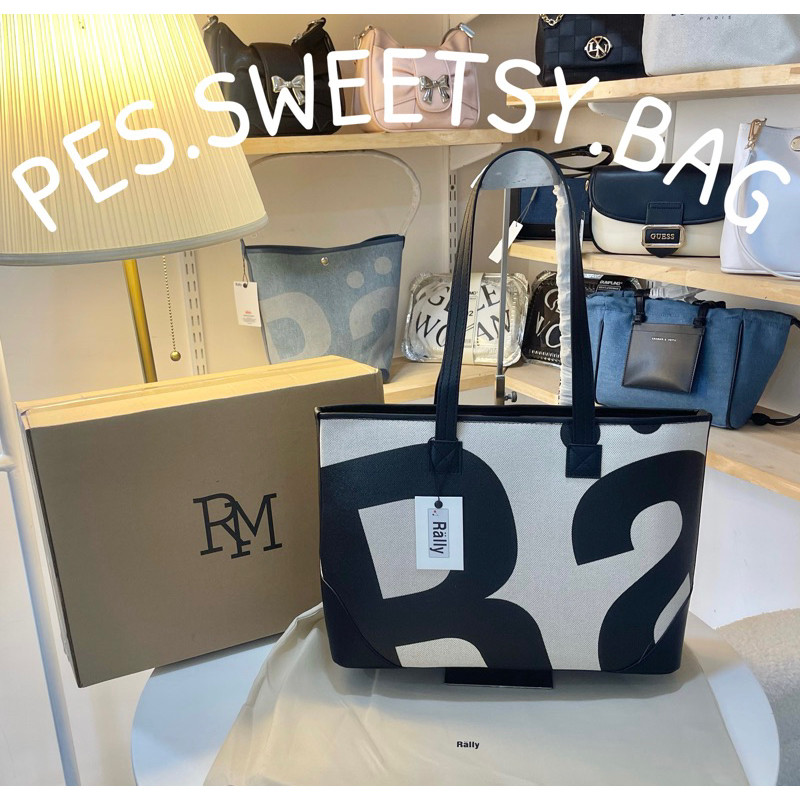 ♞พร้อมส่งจากไทยRM tote bag ช้อปปิ้ง️ฟรีกล่อง+ถุงผ้า มีเก็บปลายทางcod djd