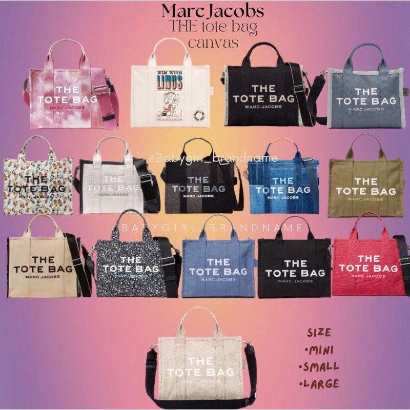 กระเป๋า Marc Jacobs The Tote Bag  เนื้อผ้าเป็น canvas อย่างดี จุของได้เยอะมากๆ