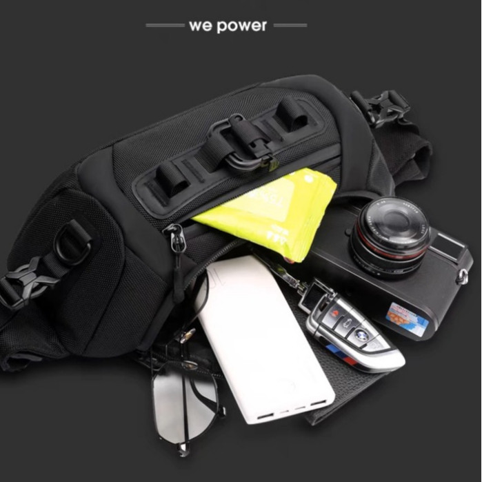 กระเป๋าคาดหน้าอกลายพราง Mens - ยุทธวิธีความจุขนาดใหญ่ Cool & Functional สําหรับกลางแจ้ง สไตล์ Travel & Street!