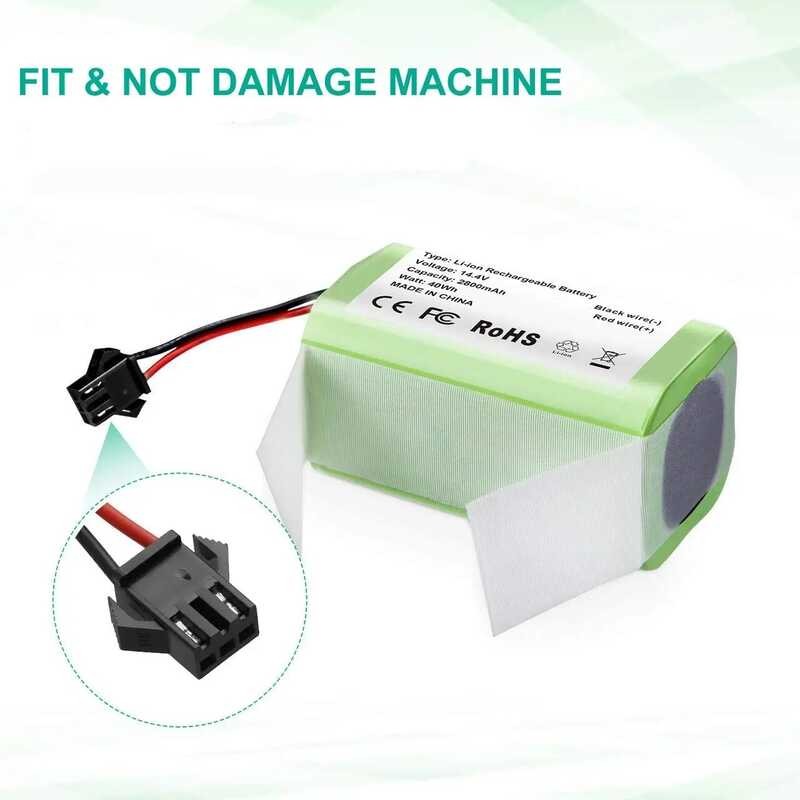Δ แบตเตอรี่ 14.4V 2800Mah สำหรับ Eufy Robovac 15C 15T 25C 30C 35C MAX G10 G15 G2
