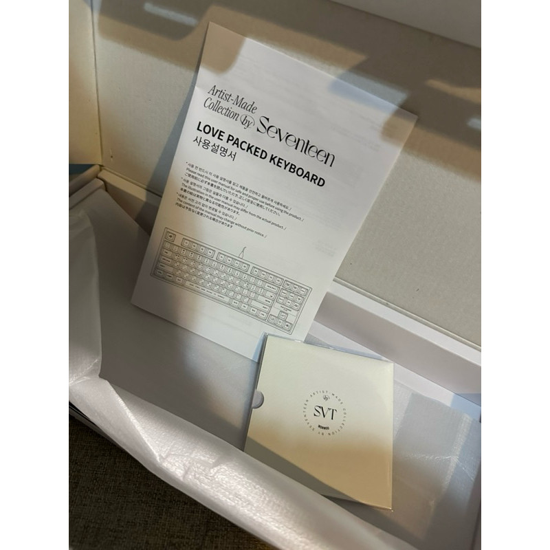 ส่งต่อ พร้อมส่ง คีย์บอร์ดวอนอู wonwoo keyboard seventeen artist made