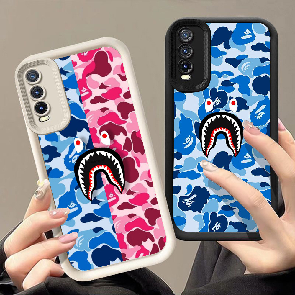 เคสสําหรับ VIVO Y400 Y20 Y19S Y20s Y12s Y11s Y20i V40 S1 Pro V50 Lite 5G Q-35 bape shark