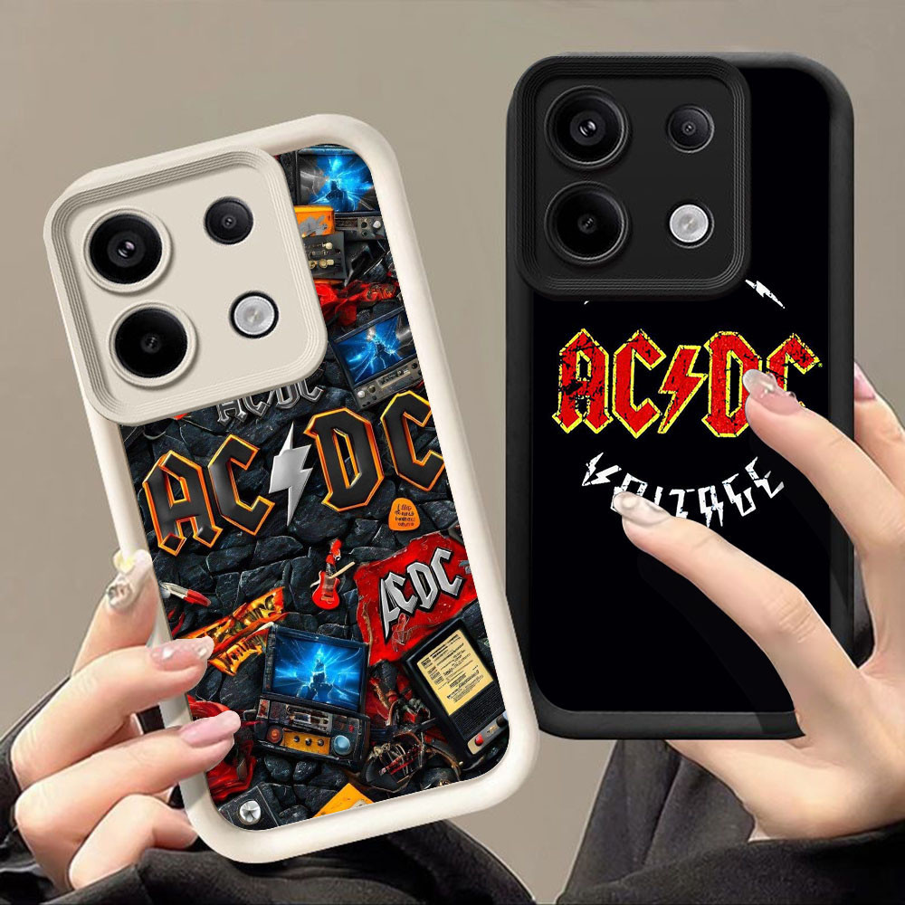 เคสสําหรับ Xiaomi Redmi Note POCO M6 X6 X7 14 13 Pro Plus 5G Q-28 ACDC Band