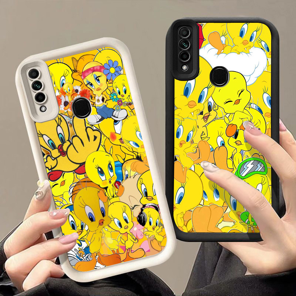 สําหรับ OPPO Reno A53 3 F15 A31 A33 A91 A53S Realme C17 C85 Pro 7i Q-75 Twety นก