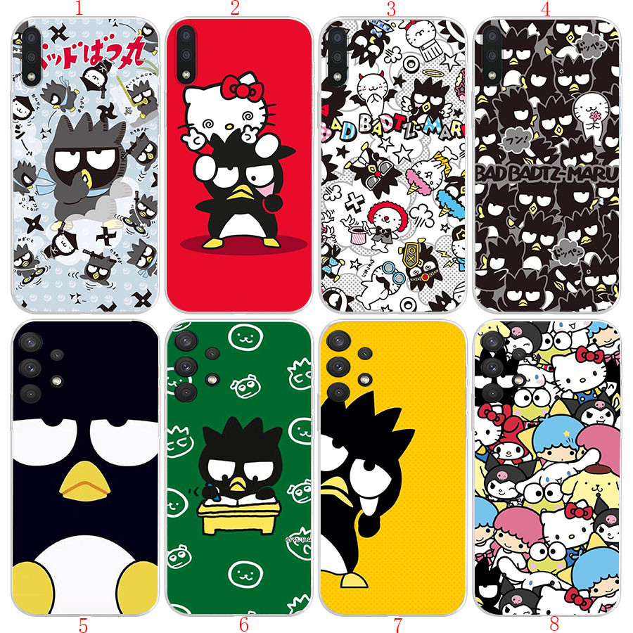 Samsung A06 A16 A15 A55 A35 A25 A05 s S24 Ultra Plus A18 Bad Badtz-maru เคสโทรศัพท์โปร่งใสนุ่ม