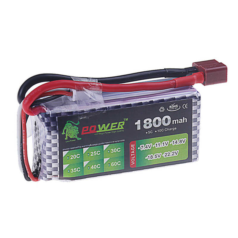 Δ 3S 11.1V Lipo แบตเตอรี่ Deans T / Xt60 1500Mah 1800Mah 2200Mah 2800Mah 4200Mah 5200M