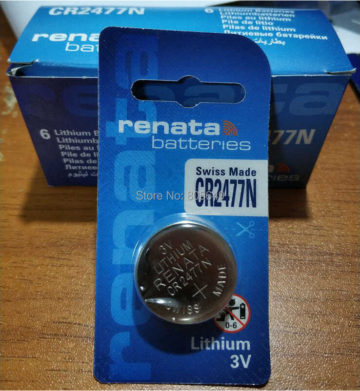 Δ 2 ชิ้น 100% แบรนด์ใหม่ Renata 2477 Cr2477n CR 2477N 3V