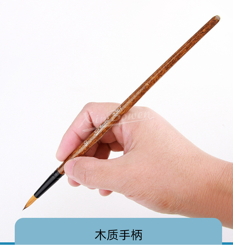 ชิ้นเดียวhb-3367แปรงไนลอน/แปรงทาสีสําหรับภาพวาดอะคริลิค/ภาพวาดสีน้ํามัน/ภาพวาดสีน้ํา - รูปที่ 4