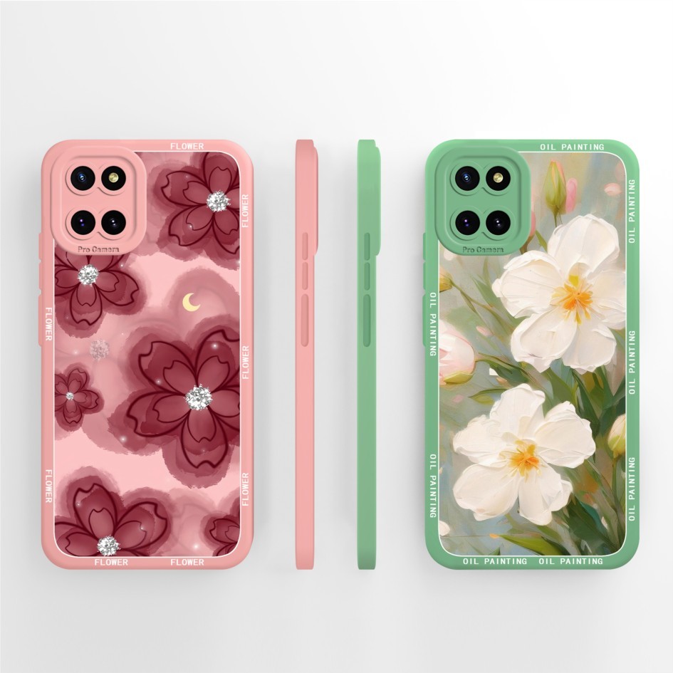 ปลอกสําหรับ Samsung Galaxy Note10 Lite เคสโทรศัพท์ดอกไม้ที่สวยงามรูปแบบซิลิโคนเหลวแบบนุ่ม Anti Fall ฝาครอบป้องกันสําหรับ Samsung Galaxy Note10Lite Shell Capa