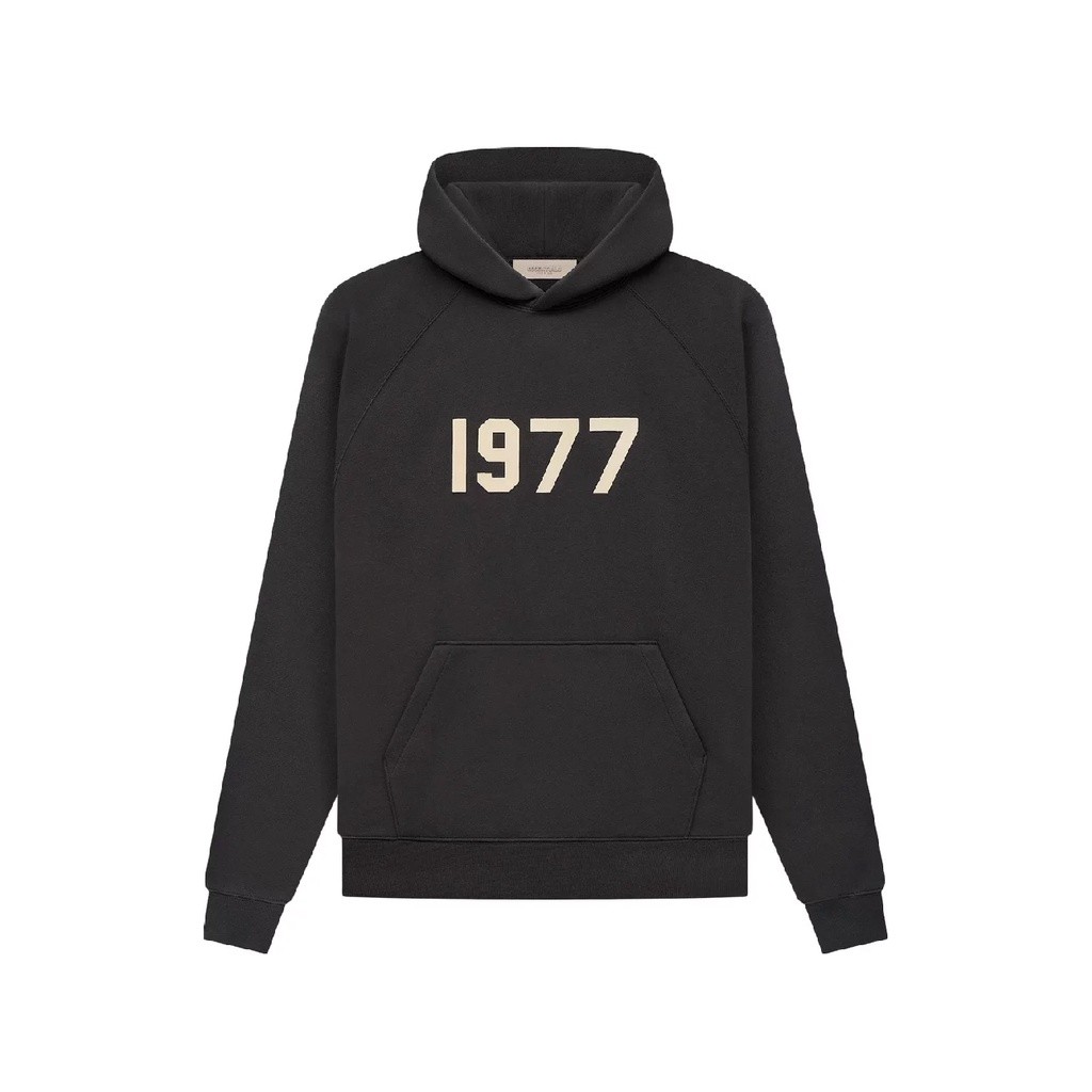 ♞,♘,♙FOG  ESSENTIALS 1977 Logo Hoodie (IRON) KXS