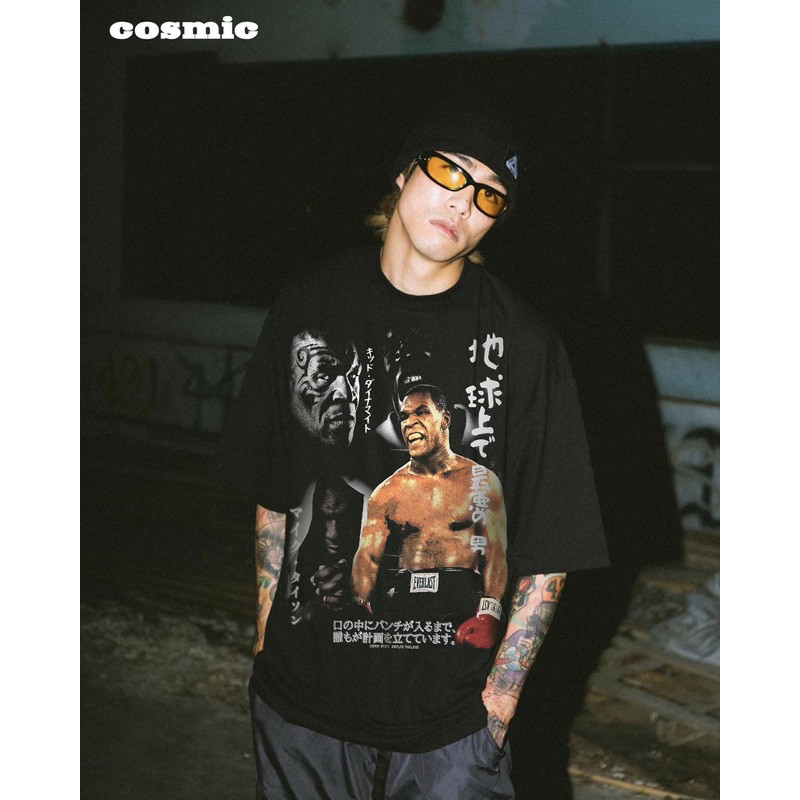 ♞,♘,♙COSMICBKK เสื้อยืดลาย MIKE TYSON KXS