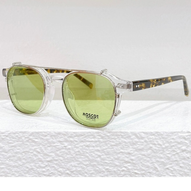 Moscot Retro Acetate Clip on แว ่ นกันแดดผู ้ ชายและผู ้ หญิง ARTHUR