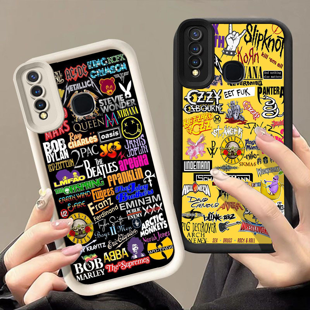 สําหรับ VIVO Y93 Y15 V15 Y12 Y50 Y17 Y91 Y95 Z1 V9 Y91C Y30 Y30i T1 5G Y91i Y19 Pro Q-77 Rock Band