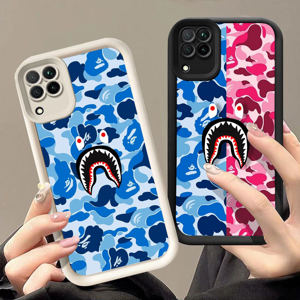 เคสสําหรับ Samsung M15 M04 A22 F04 A12 A06 A04E A05 A04 5G Q-35 bape shark