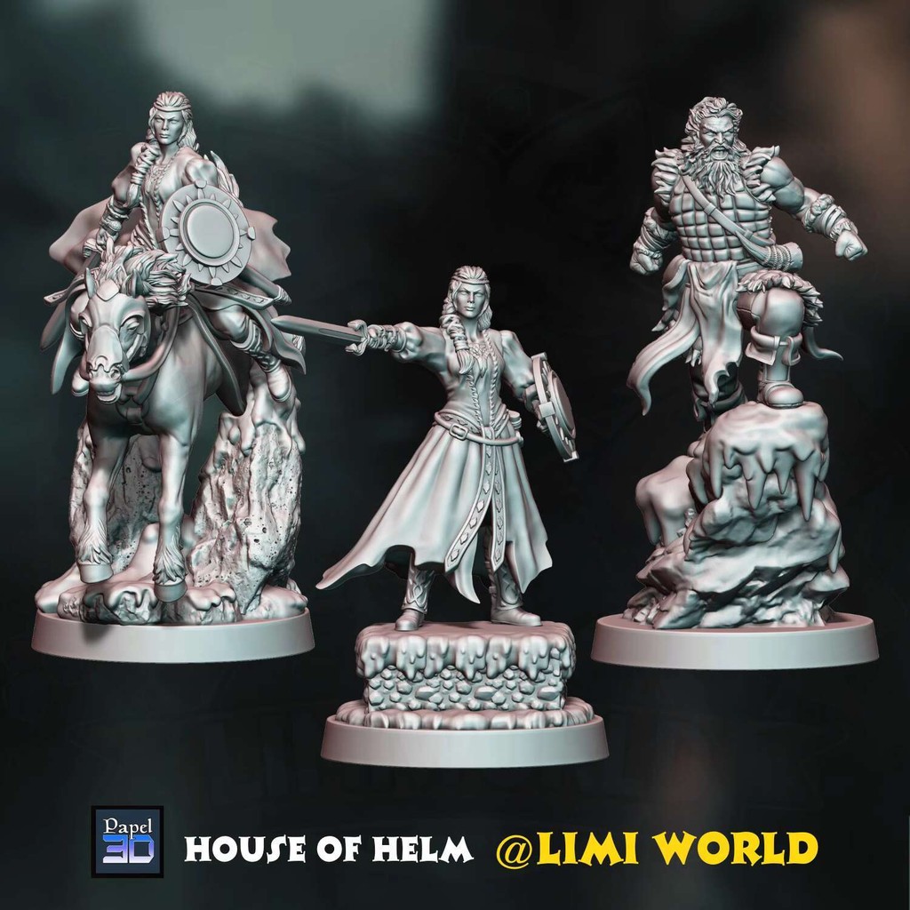 [DND] Helm King Family Princess Hera Third Party Model Magic Ring King Ring Board Game DND Running T