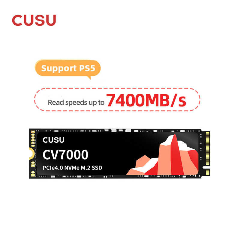 M2 9 Cusu SSD 2tb 4tb NVMe SSD 1tb Pcie4.0 M.2 2280 SSD สำหรับแล็ปท็อปพีซี PS5