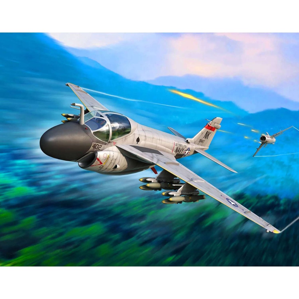 1/72 Trumpeter A-6A Intruder เครื่องบินพลาสติกของเล่นชุดเครื่องบินของขวัญ TH23820