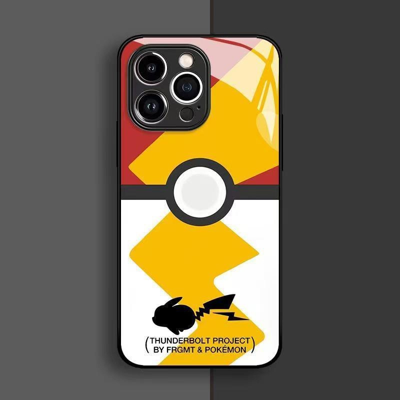 สําหรับ OPPO Reno 13 13F 12 11 11F 12F 10X ซูม 5 7 8 10 Pro + Plus 4G 5G TH1 กระจกนิรภัยเคสโทรศัพท์ Pokémon Pikachu ราคา ถูกที่สุด ดีลบีเคเค แกลเลอรีภาพที่ 5