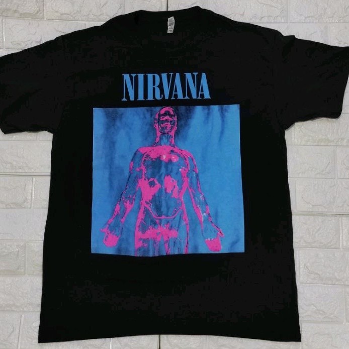 ♞,♘เสื้อวง Nirvana silver ลิขสิทธิ์แท้ QX