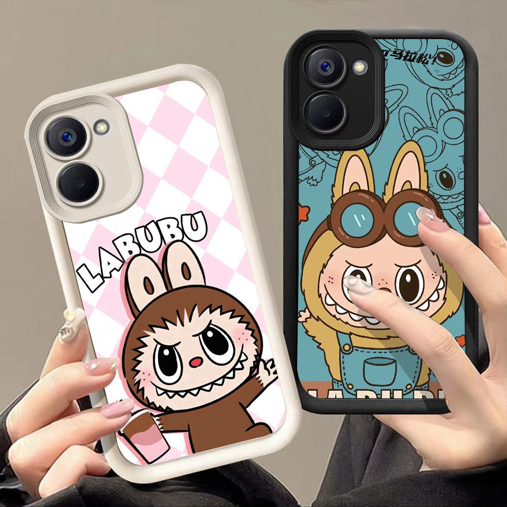 เคสสําหรับ VIVO Y02t Y36 Y03 Y27 V30E Y27s Y02 Y18i Y18 Y02a V30 Y03t Pro 5G Q-11 น่ารัก LABUBUBU