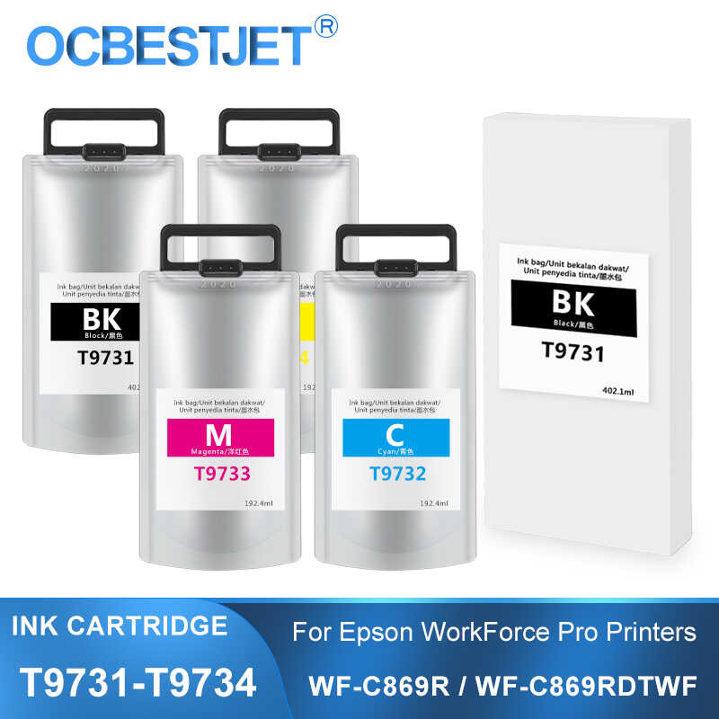 T9731 T9732 d T9733 T9734 ตลับหมึกสี สำหรับ Epson WorkForce Pro WF-C869R WF-C869R
