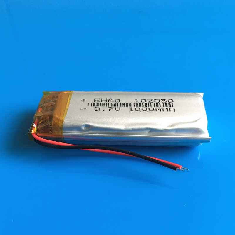 Δ 10 X 3.7V 1000Mah Li-Polymer แบตเตอรี่แบบชาร์จไฟได้ 102050 สำหรับ