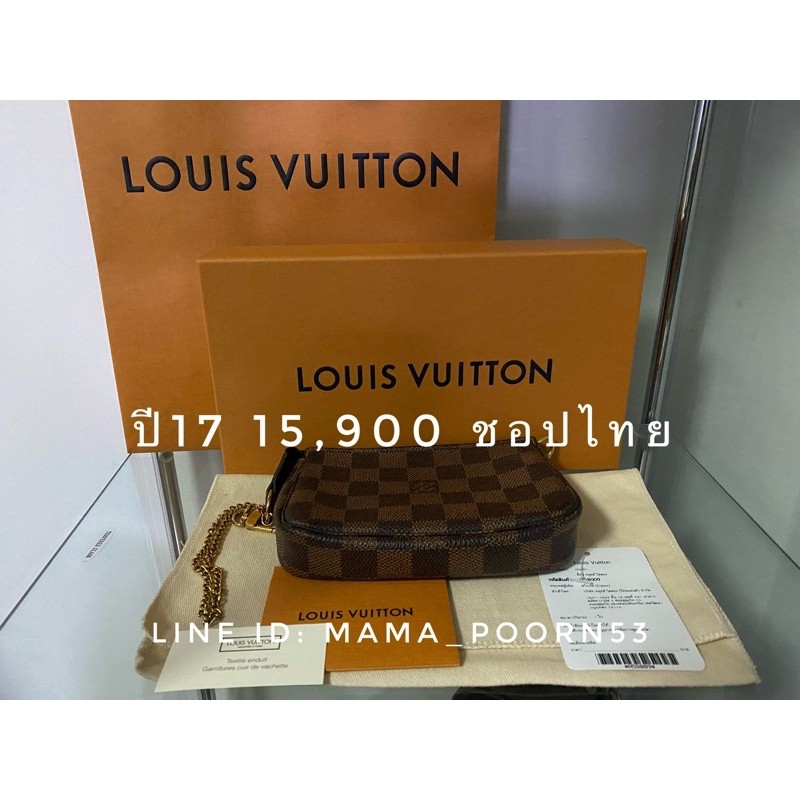 ราคาใหม่!!! LV Mini  pochette damier 2017 ช้อปไทย