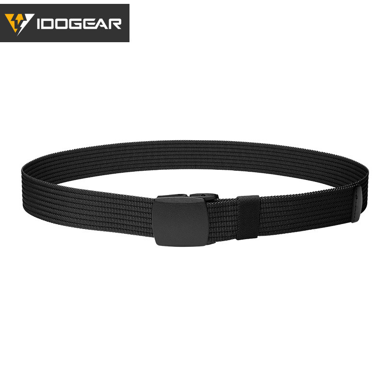 IDOGEAR 1.5 "เข็มขัดยุทธศาสตร์น้ำหนักเบา YKK POM หัวเข็มขัดยุทธศาสตร์ที่ระบายอากาศ 3436