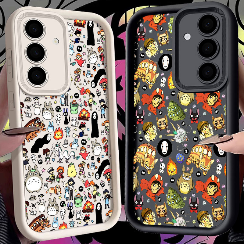 Studio Ghibli ญี่ปุ่นอะนิเมะ Spirited Away Totoro เคสโทรศัพท์สําหรับ Samsung Galaxy S25 S24 S23 S22 