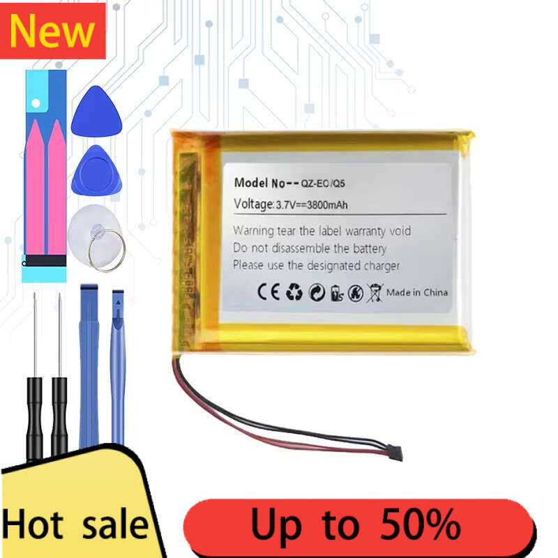 Audio Device แบตเตอรี่3800mAh Q5 For Fiio Q5 Q5S