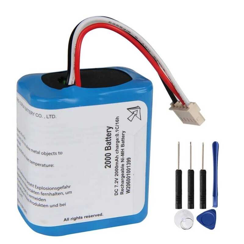 ▥ แบตเตอรี่ทดแทนสําหรับ Irobot Roomba Braava 380 380T 381 390T MINT 5200C 5200 2000Mah แบตเตอรี