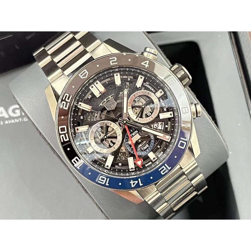 Tag Heuer [ลด 40% ทันที Shot] ใหม่ Tegehoo Yakalila CBG2A1Z.BA0658 นาฬิกาผู้ชายกลไกอัตโนมัติ