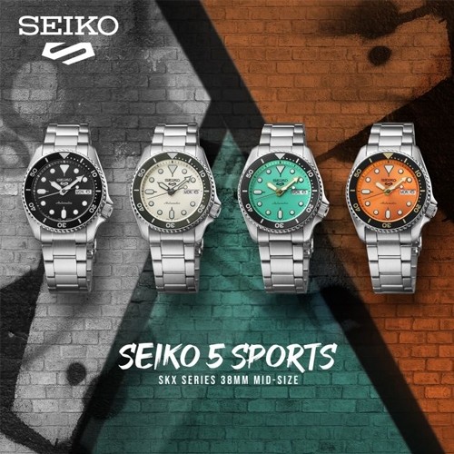 SEIKO นาฬิกาข้อมือผู้ชาย สายสแตนเลส รุ่น SRPK,SRPK29K,SRPK29K1,SRPK31K,SRPK31K1,SRPK33K,SRPK33K1,SR