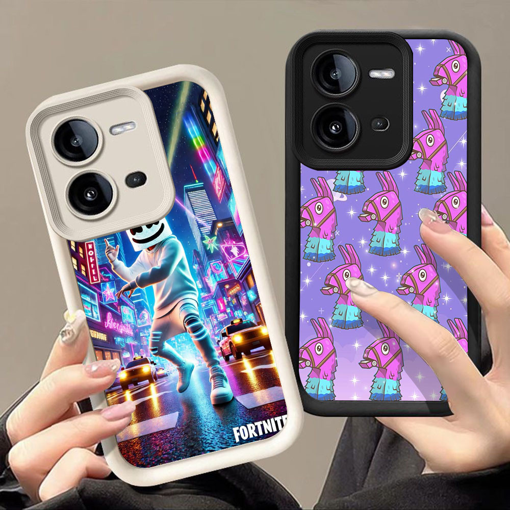 เคสสําหรับ VIVO Y200 Y28 Y17S Y28s V25E Y75 V23E V25 V23 5G T1 Y29 V19 Neo V17 Q-78 Fortnite เกม