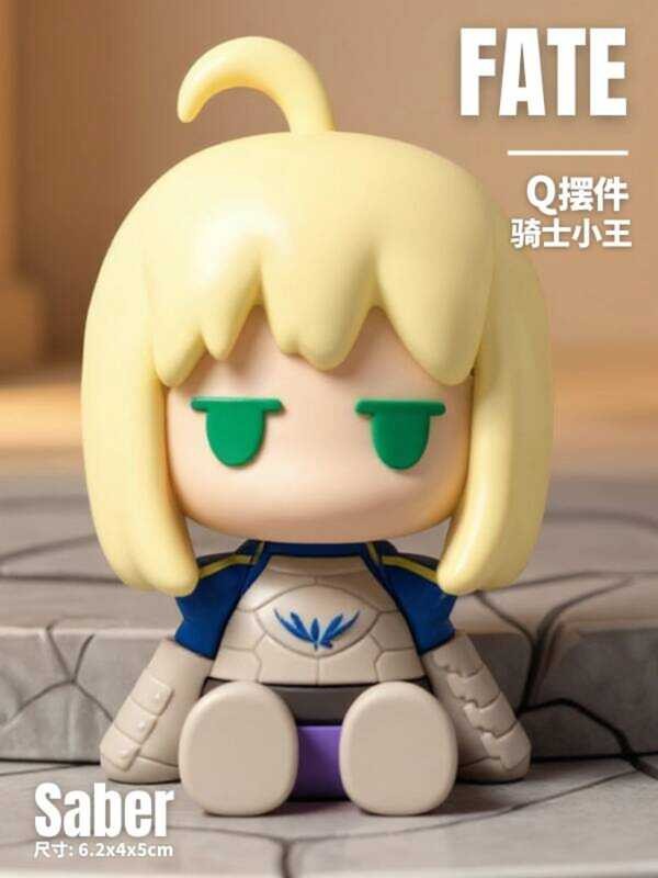 FGO สินค้า Knight King Arthur รูปน้อย FATE Series อะนิเมะ Merchandise เดสก์ท็อปตุ๊กตาตกแต่ง