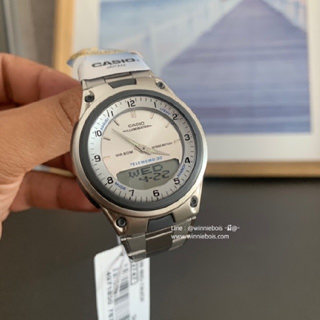 Casio Standard นาฬิกาข้อมือผู้ชาย สายเรซิ่น รุ่น AW-80-2A / AW-80D-1A / AW-80D-7A ของแท้ รับประกัน