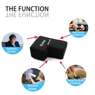 [จัดส่งรวดเร็ว] USB ขนาดใหญ่เข้าสู่ปุ่มกุญแจสําหรับหมอนบรรเทาความเครียดโฮมออฟฟิศอินพุต USB ขนาดใหญ่หมอนระบายอากาศคอมพิวเตอร์ของเล่นบรรเทาความเครียดสํานักงานนุ่ม