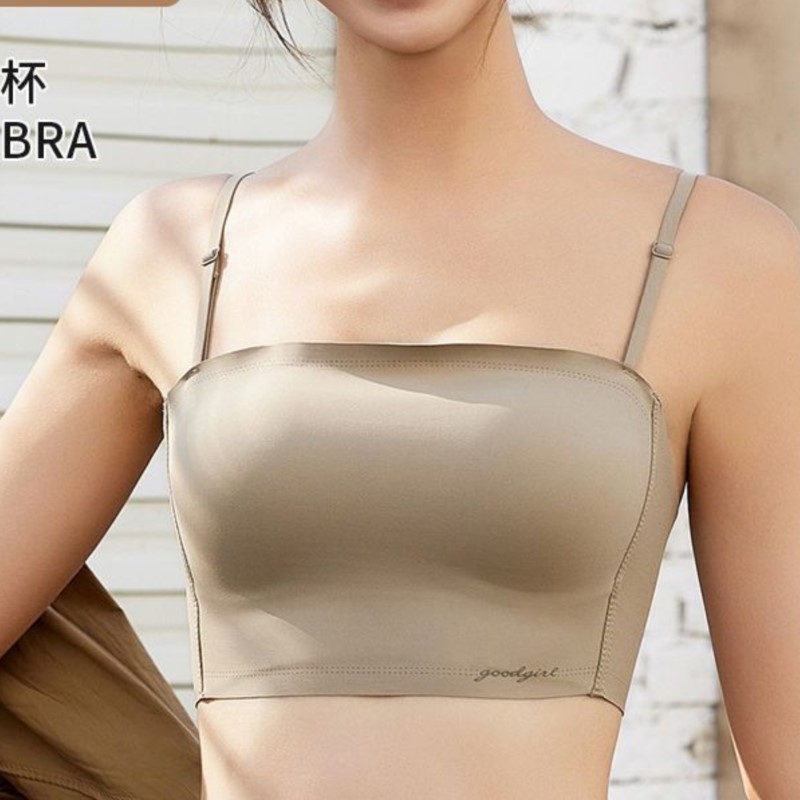 เสื้อใน Bra เจลลี่บรา บราไร้ขอบ ไร้โครง ใส่สบาย อ่อนนุ่ม ผ้าไหมน้ำแข็งเย็นและไม่มีร่องรอย
