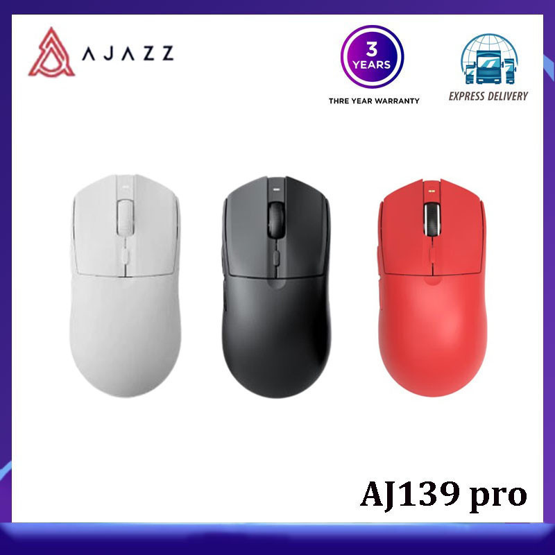 Ajazz AJ139 pro เมาส ์ สําหรับเล ่ นเกมสองโหมดไร ้ สาย